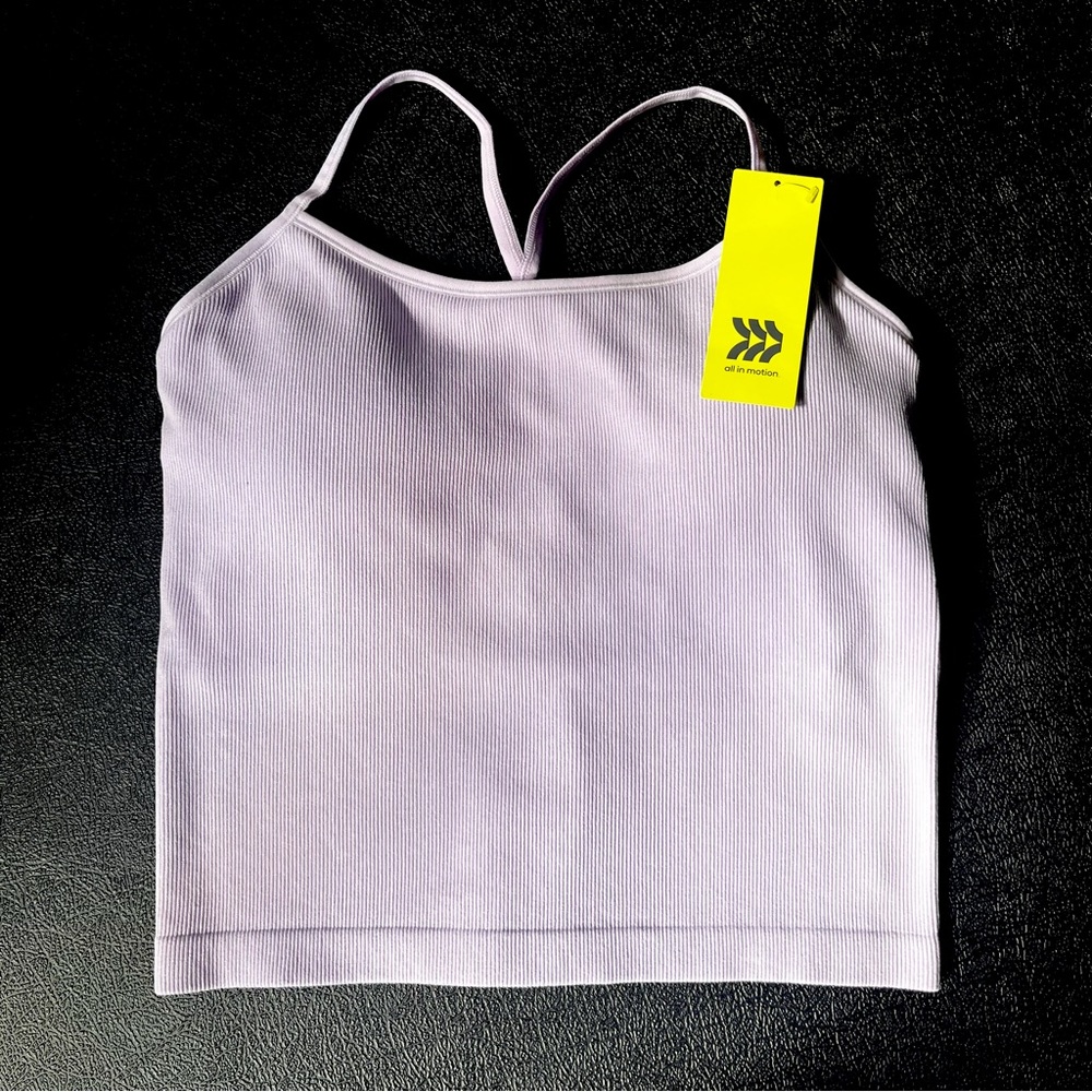 All in motion new with tags light purple Sleeveless Crop tank Camisole